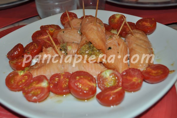 Involtini di salmone