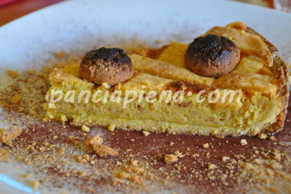 Crostata amaretti e ricotta